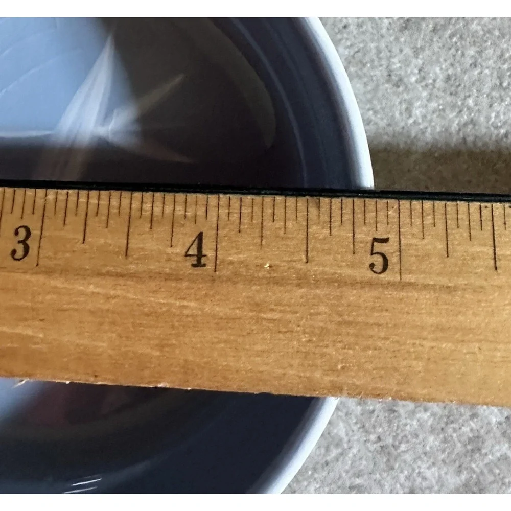 4 Winfield Pottery California Blue Pacific Fruit Bowls